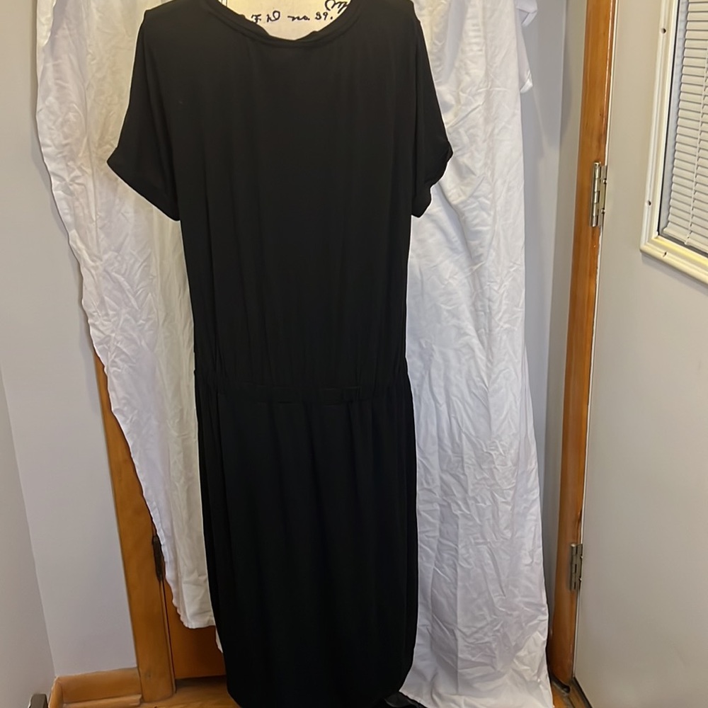 32 DEGREES Cool Ladies Comfy Dress Elastic Waist, Black, Size XXL
